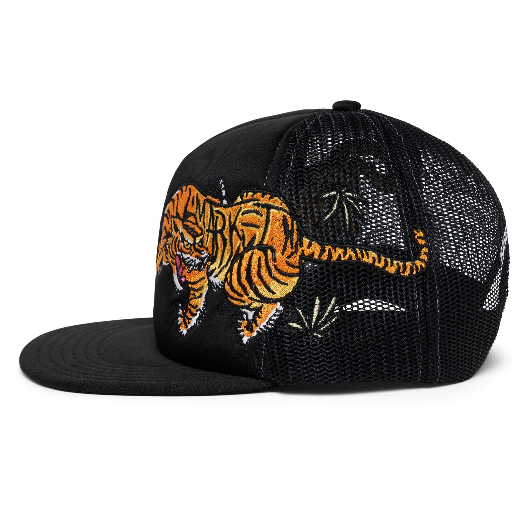 Market Man Eater 5 Panel Trucker Hat "Black"