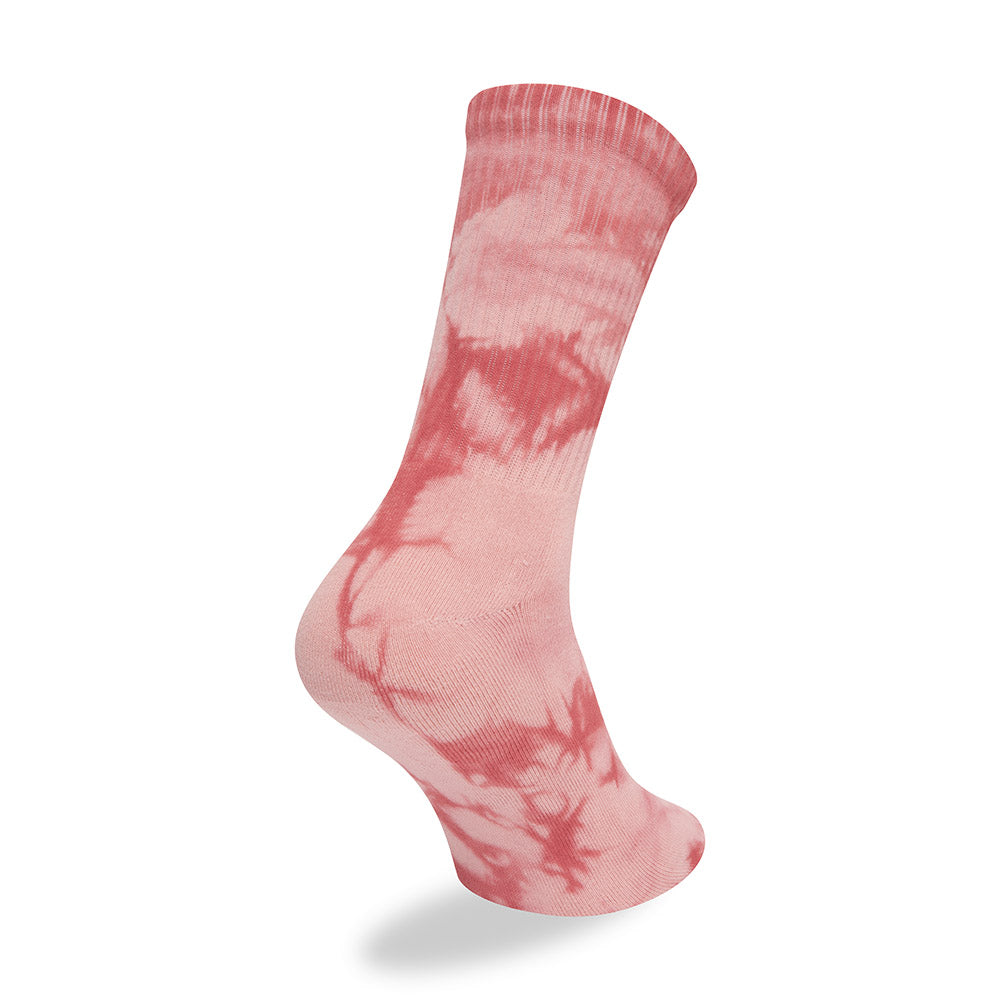 New Era 1PK Crew Socks "Tie Dye Red"
