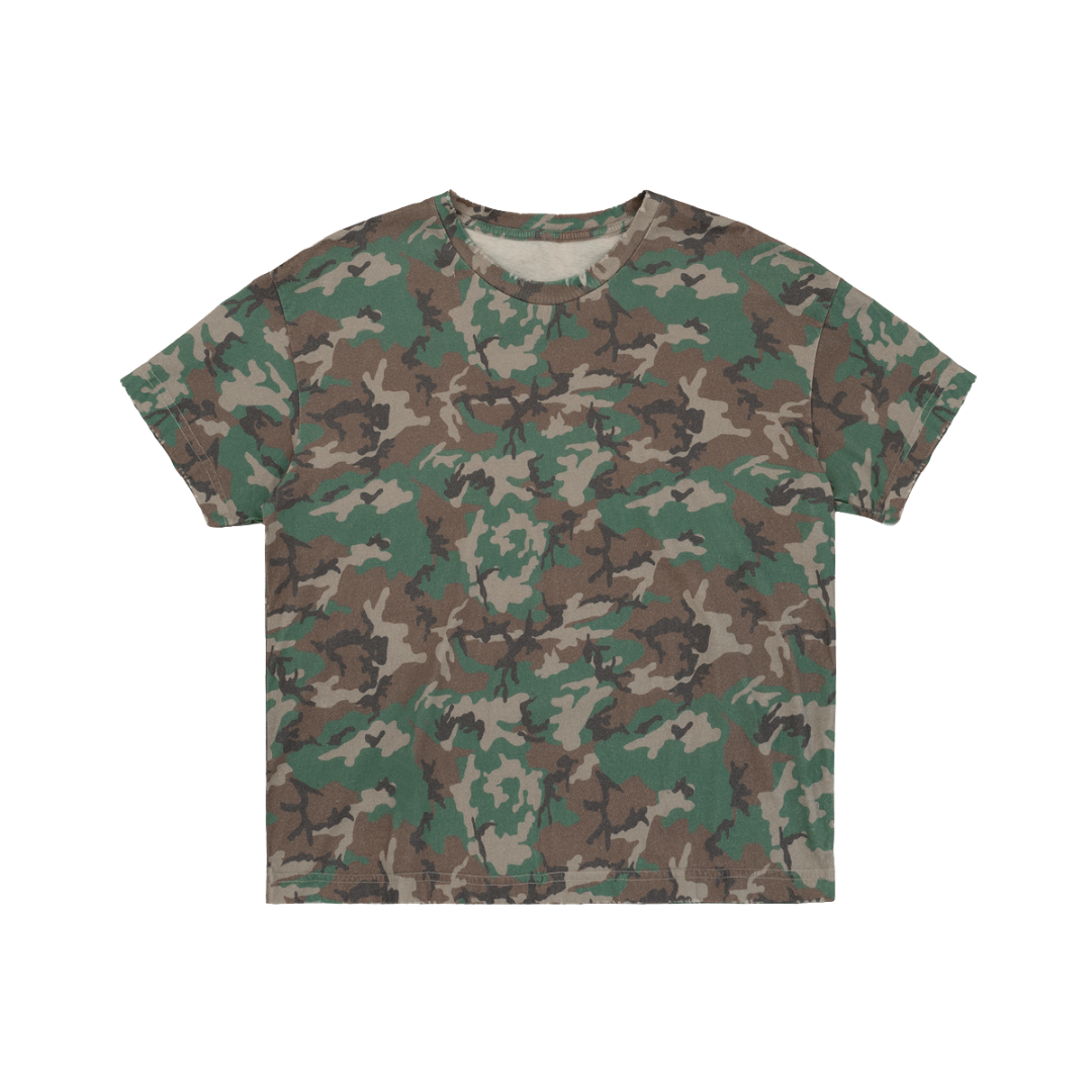 Bravest Studios Woodland Camo Tee "Green"