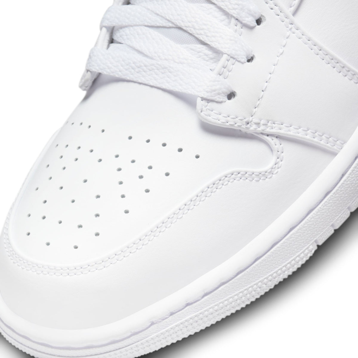 Air Jordan 1 Mid "Triple White" - Men