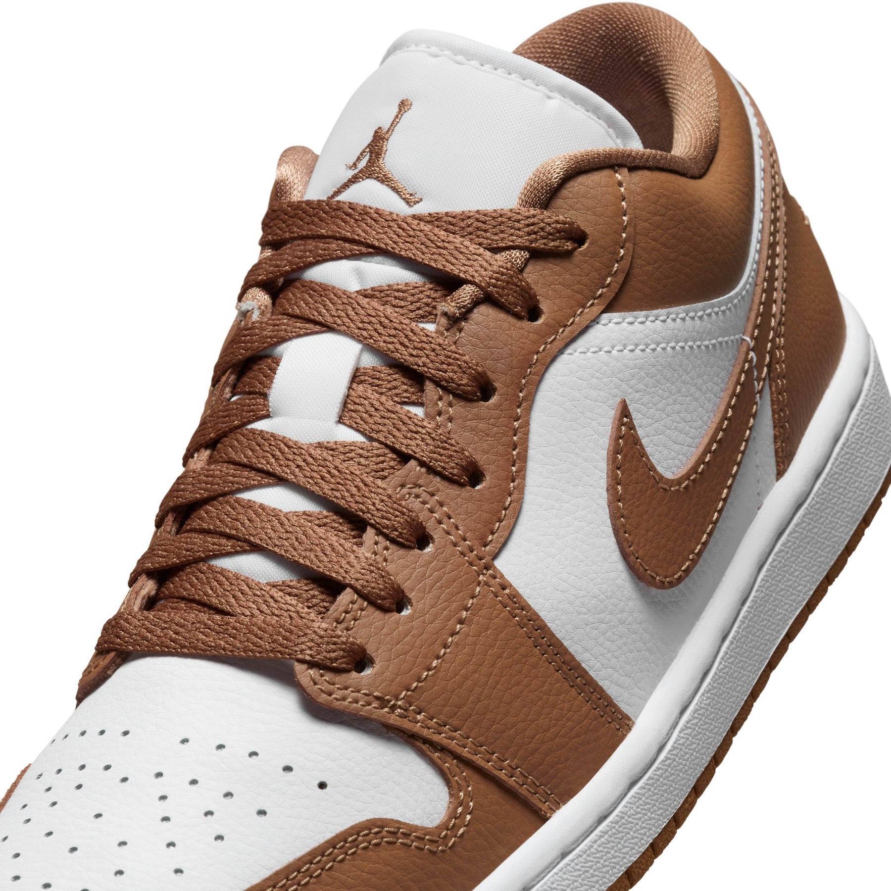 WMNS Air Jordan 1 Low "Archaeo Brown & White"