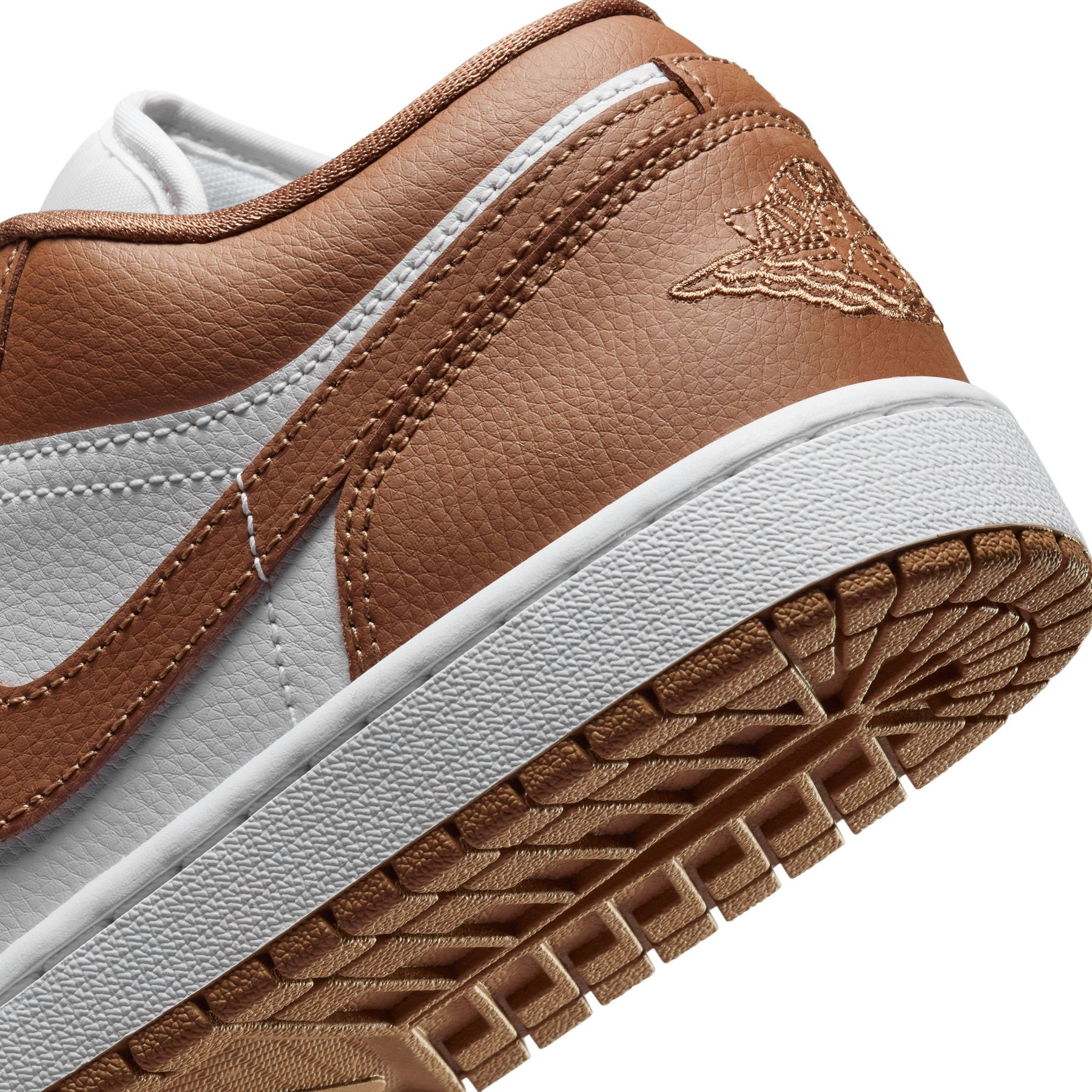 WMNS Air Jordan 1 Low "Archaeo Brown & White"