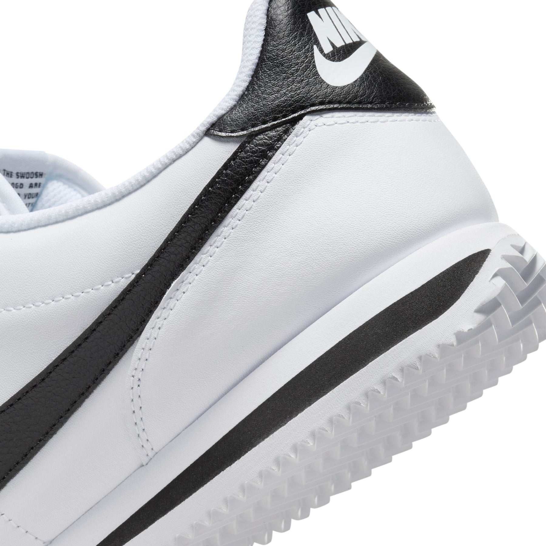 Nike Cortez Leather "White & Black" - Men