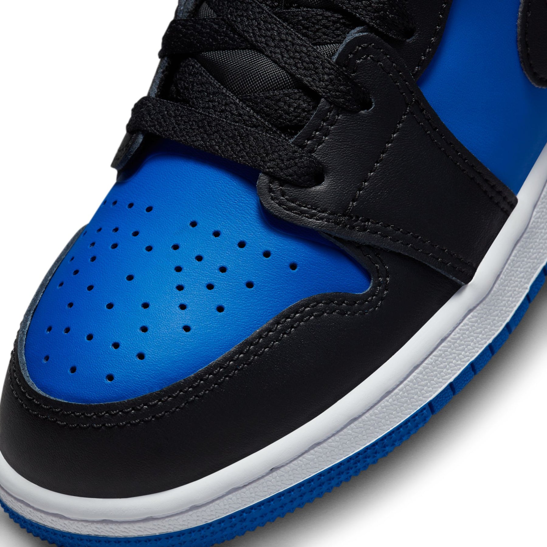 Air Jordan 1 Mid "Black Royal" Grade School - Kids