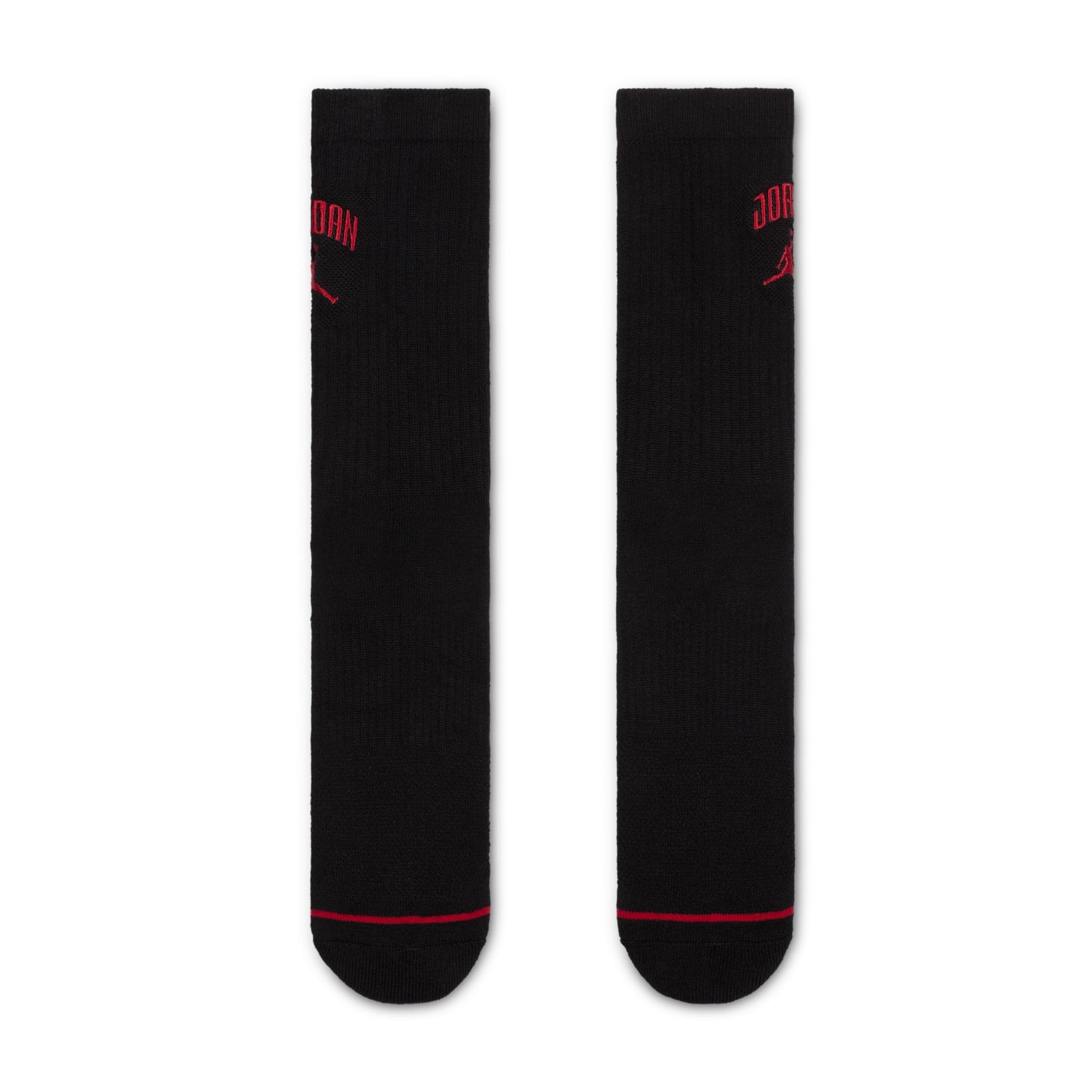 Jordan Everyday Socks "Black & Red"