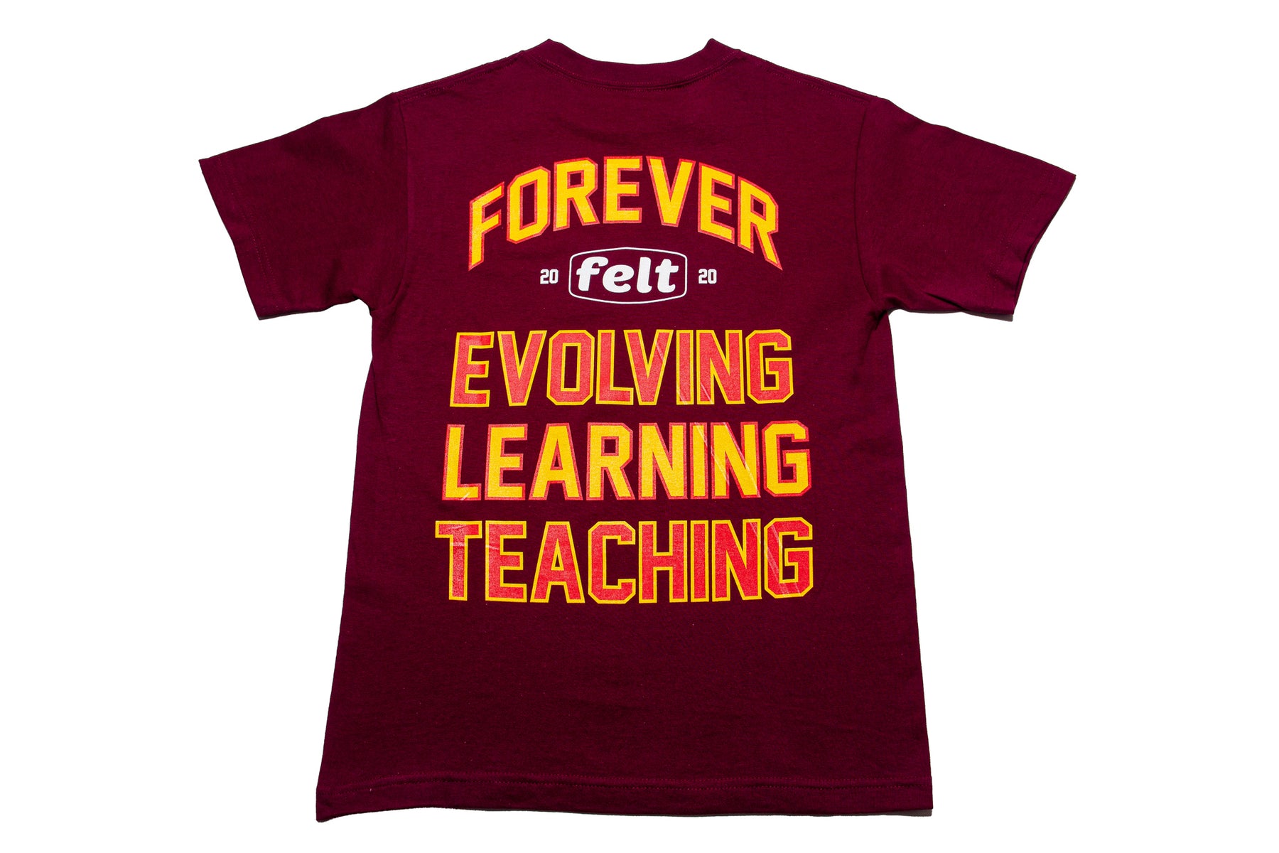 Felt Strikeout Tee "Burgundy"