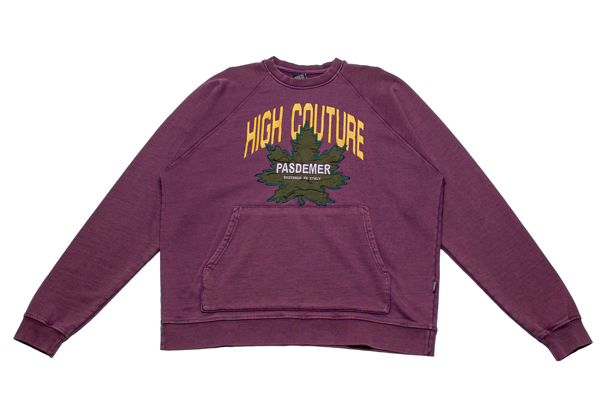Pas de Mer High Couture Sweatshirt "Purple"