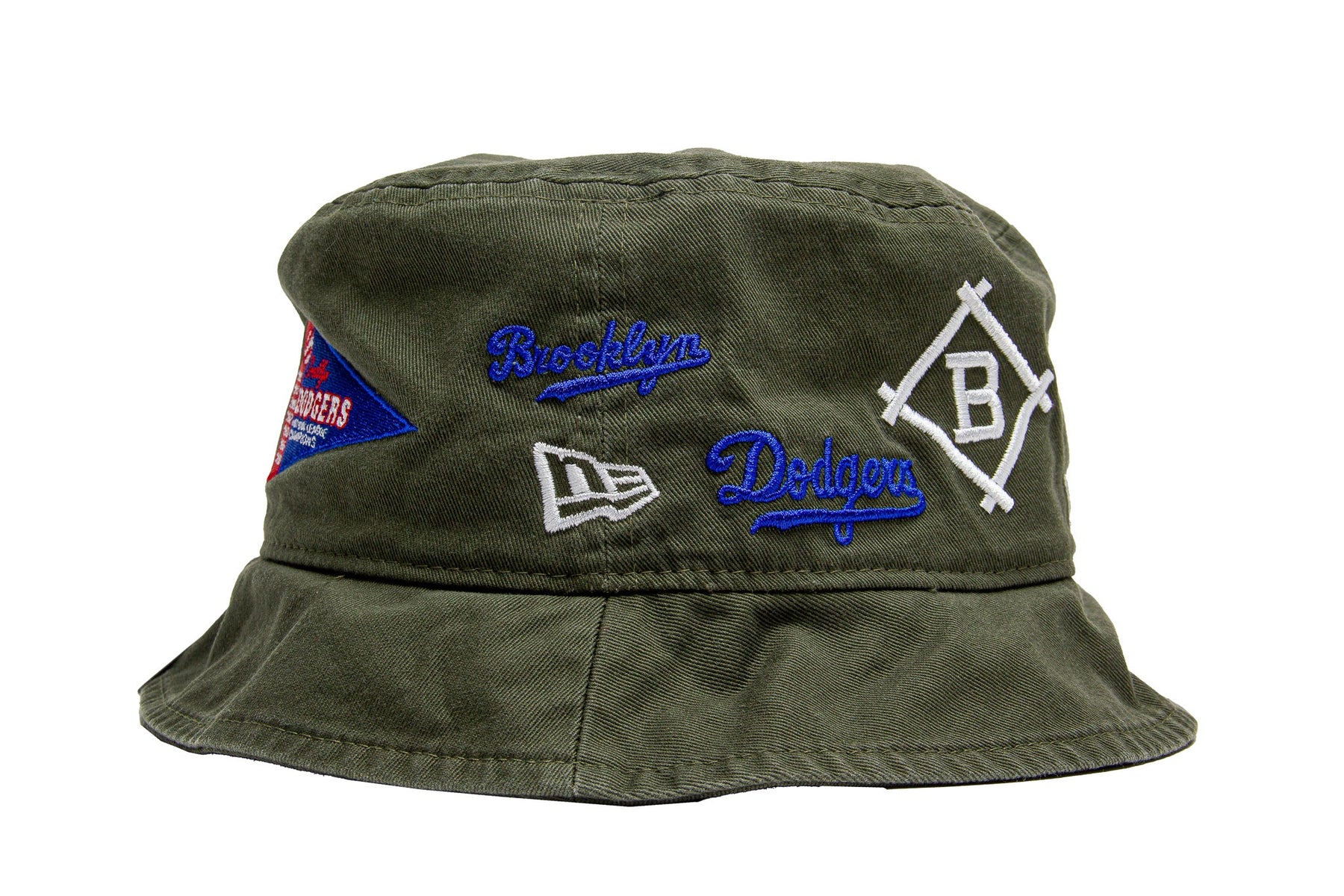 New Era MLB Brooklyn Dodgers Bucket "Green"