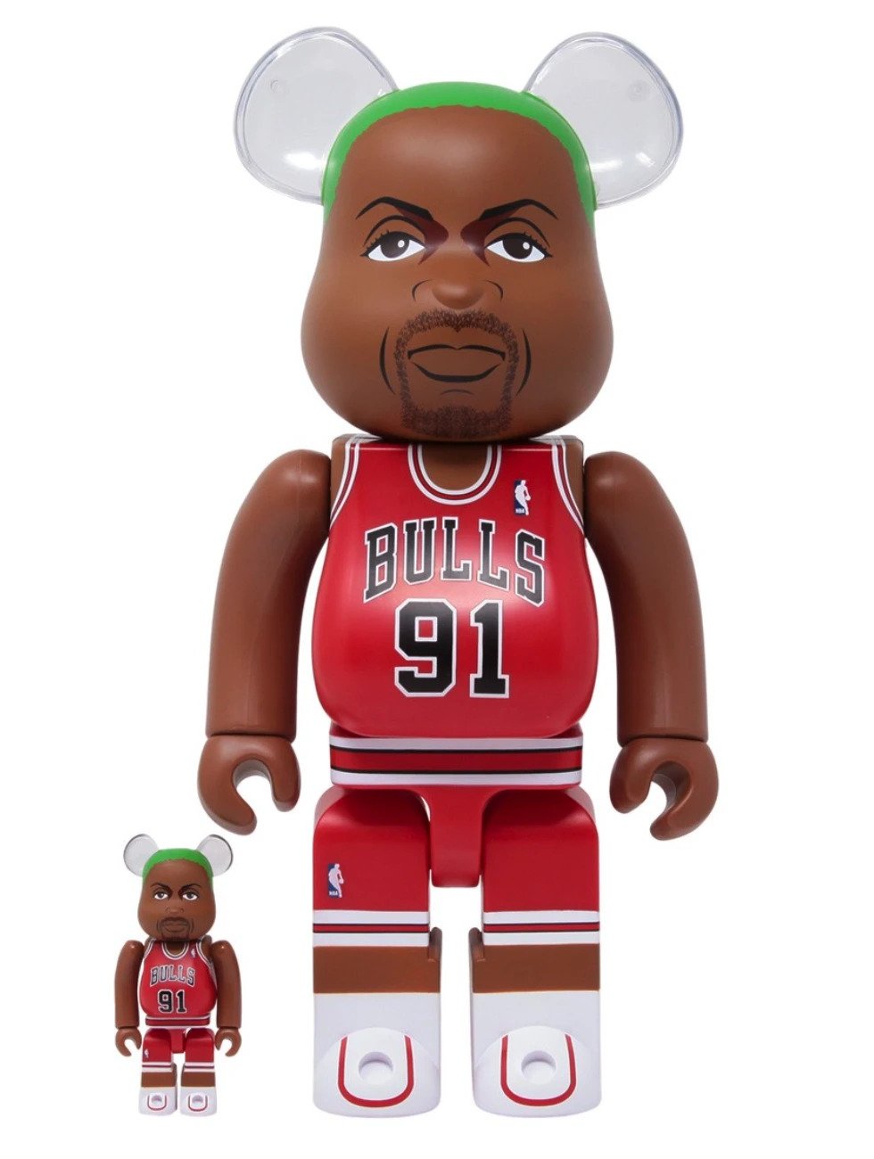 BE@RBRICK NBA Chicago Bulls Dennis Rodman - 100 & 400%