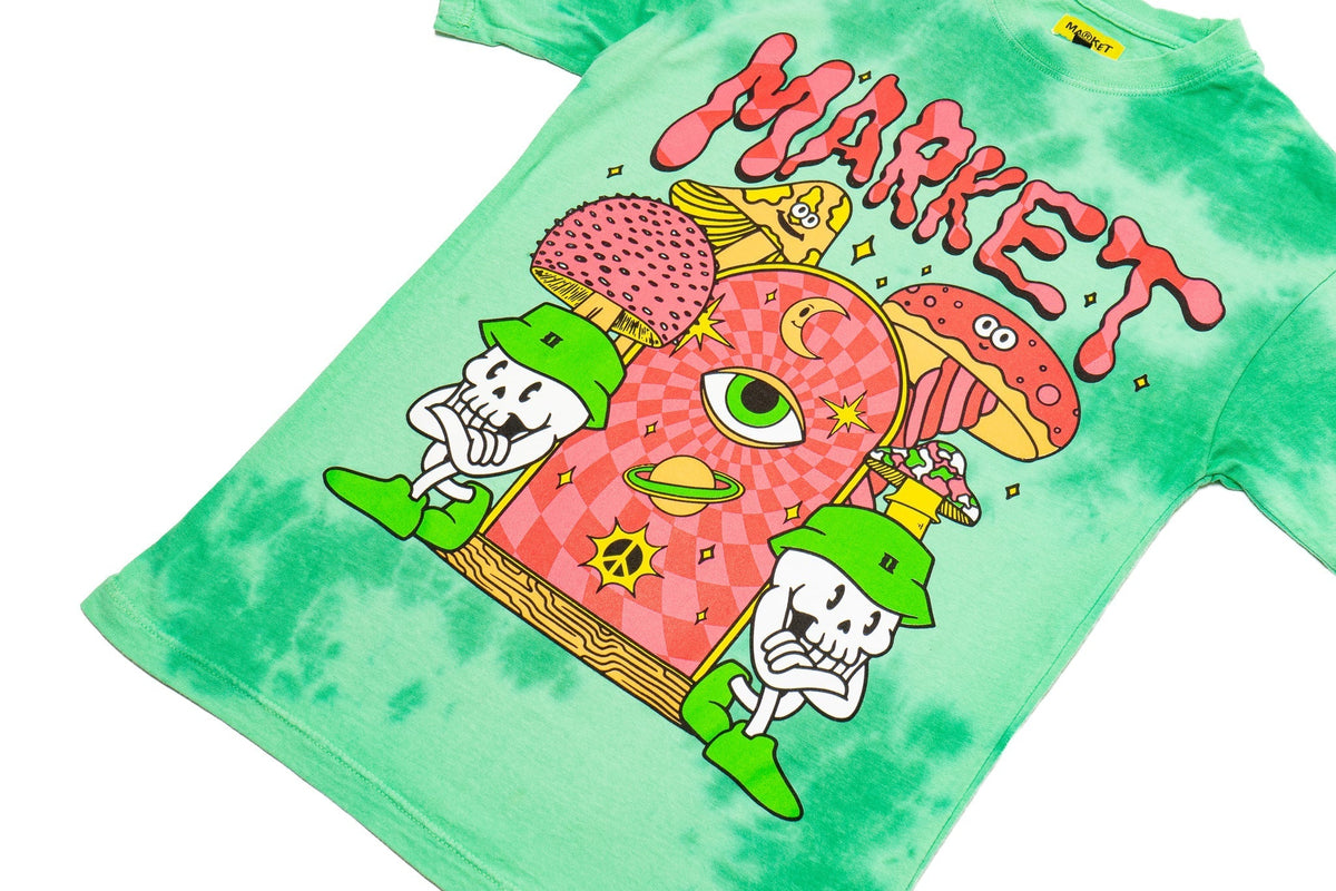 Two Feet Undr x Market Another Realm Tee "Green Tie Dye"
