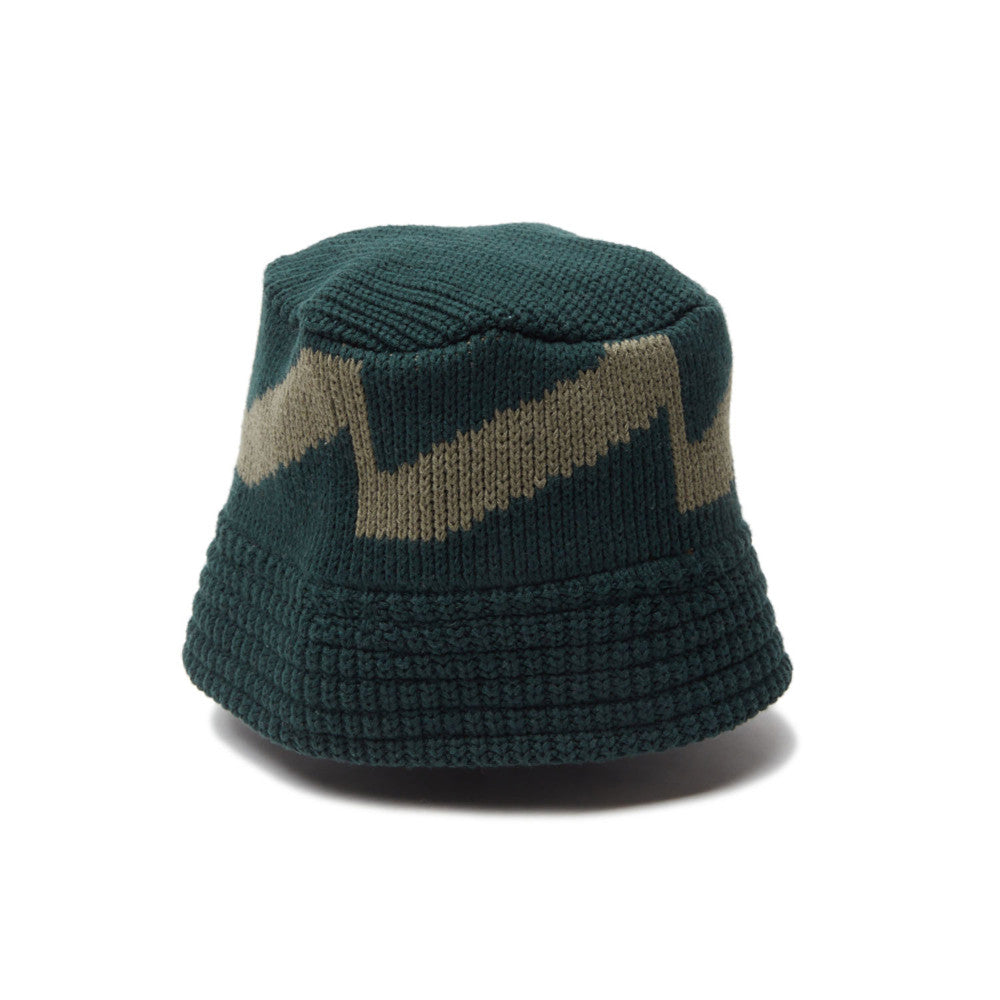 New Era Knit Bucket "Dark Green"