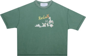 Jungles Jungles Relax Vintage Wash Tee "Green"