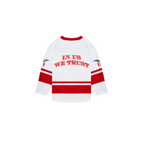 Bravest Studios All Eyez Hockey Jersey "White & Red"