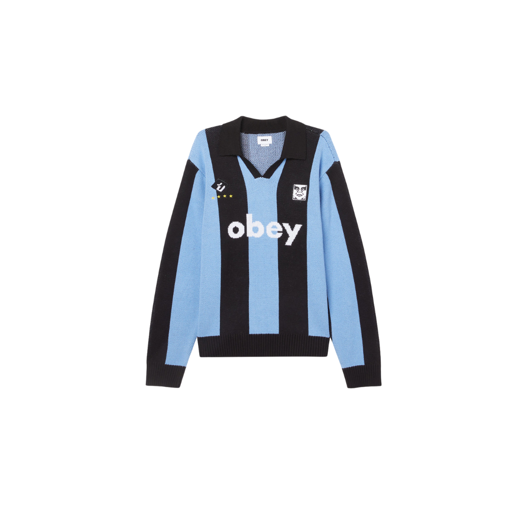 OBEY Soccer Jersey Sweater "Light Blue"