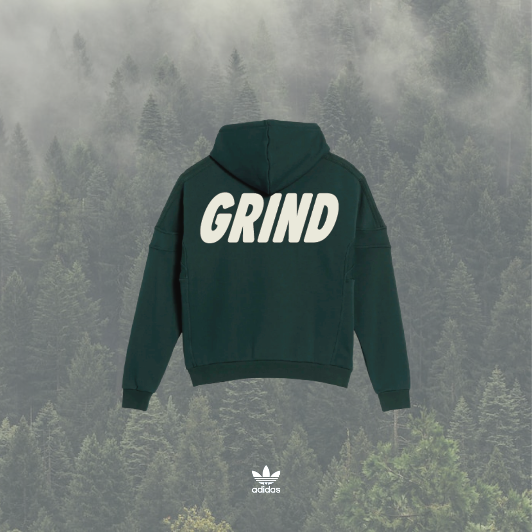 GRIND Skateboarding Hoodie "Shadow Green"