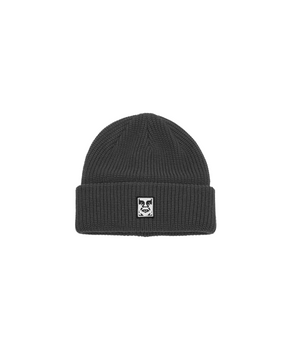 Obey Mid Icon Patch Cuff Beanie "Black"