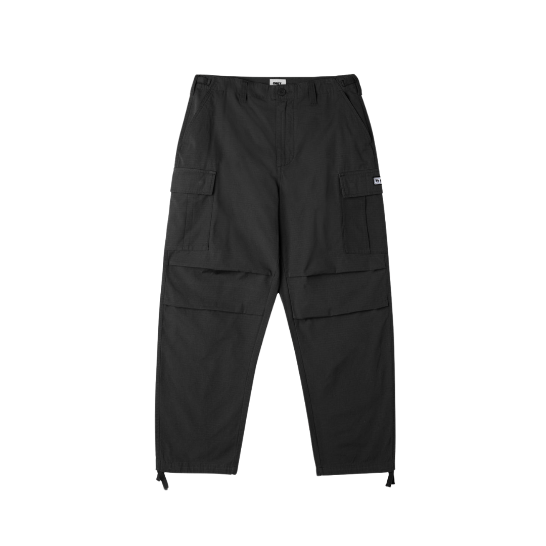 OBEY Hardwork Ripstop Cargo Pants "Black"