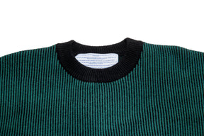 Jungles Jungles Two Tone Rib Knit "Green"