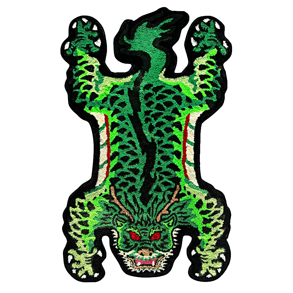 Mascot Green Dragon Rug