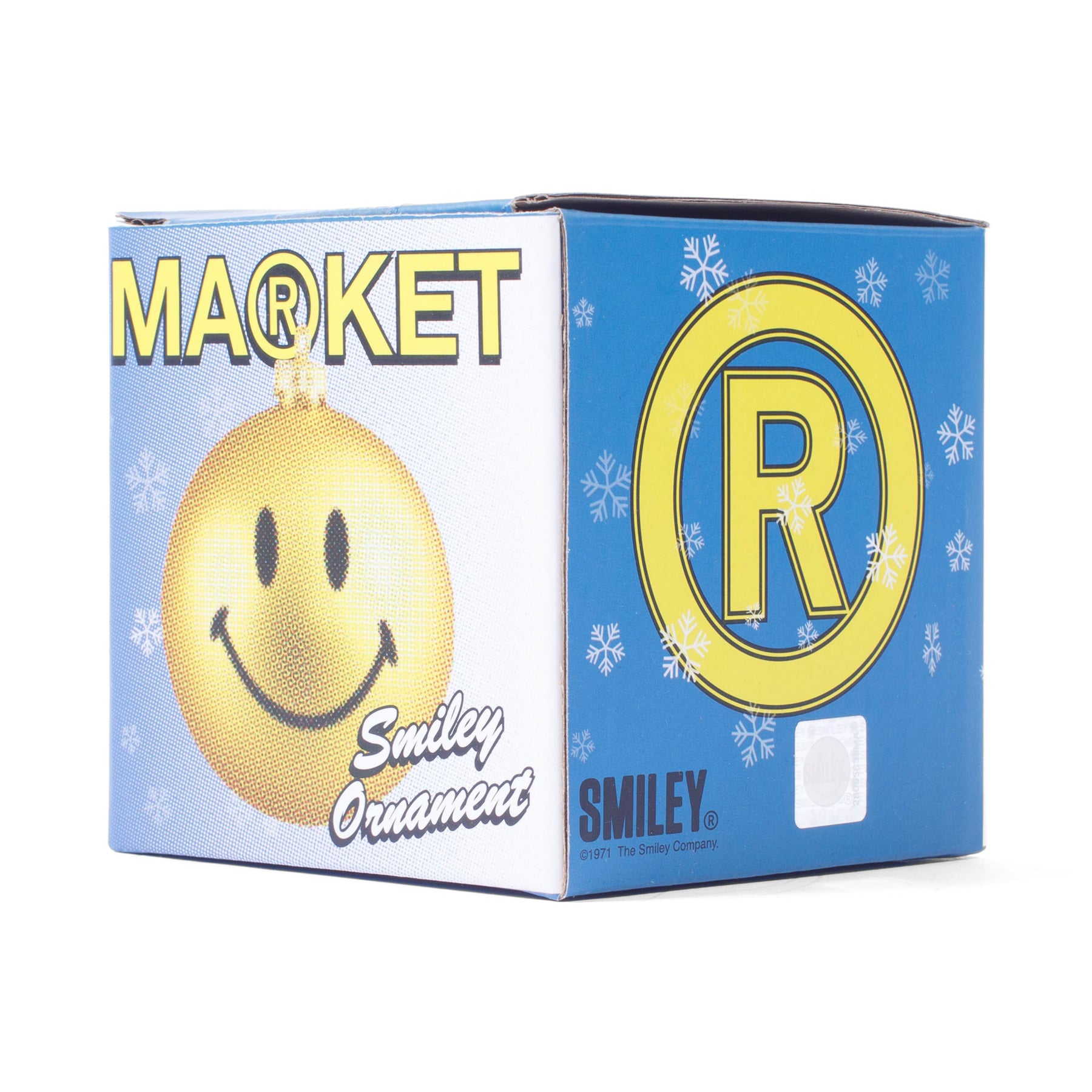 Market Smiley Ornament "Yellow"