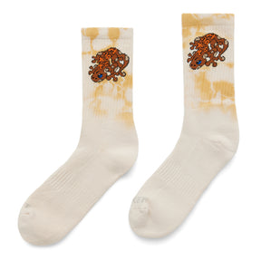 Market Lizard Tie Dye Socks "Cream"