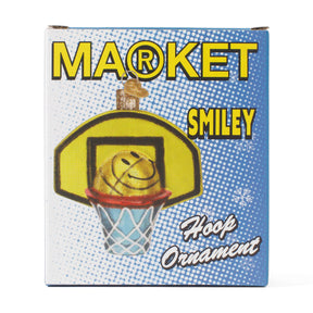 Market Smiley Basketball Ornament Hoop "Multi"