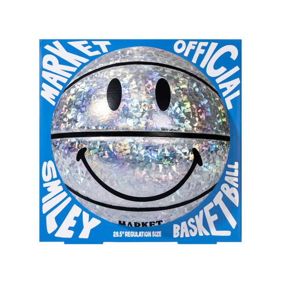 Market Smiley Hologram Basketball