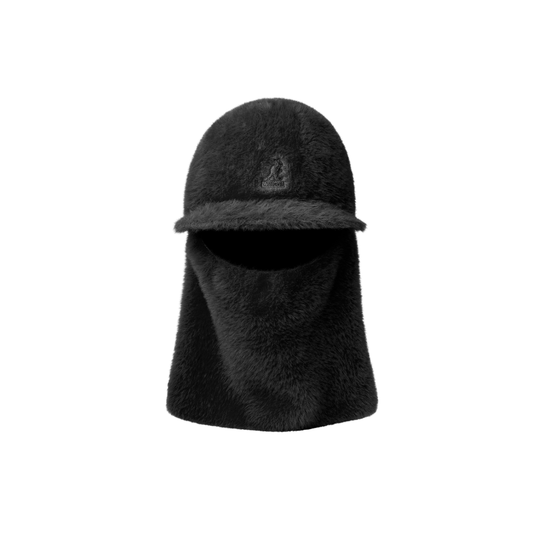 Kangol Faux Fur Balaclava "Black"