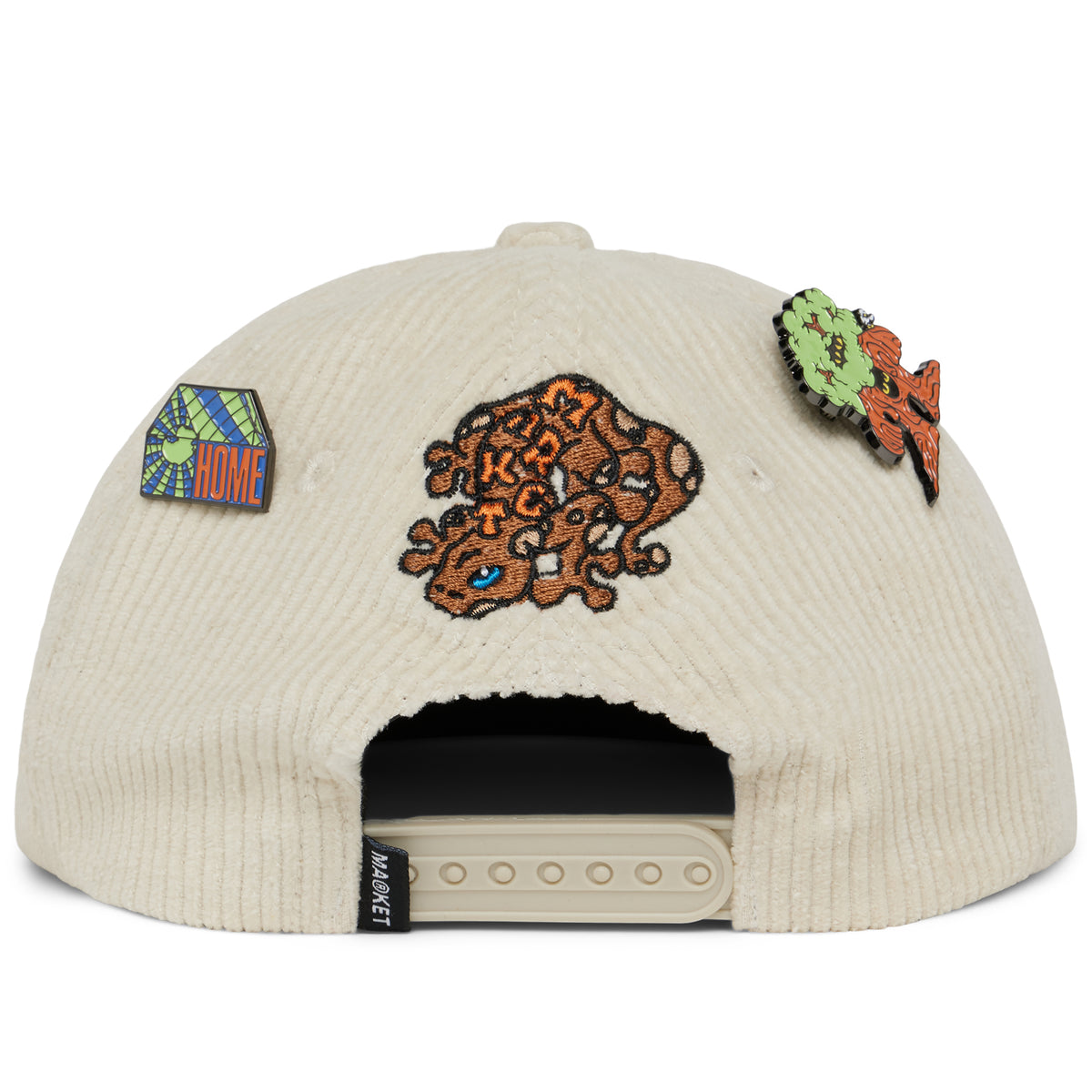 Market Land Escape 6 Panel Cord Hat "Cream"