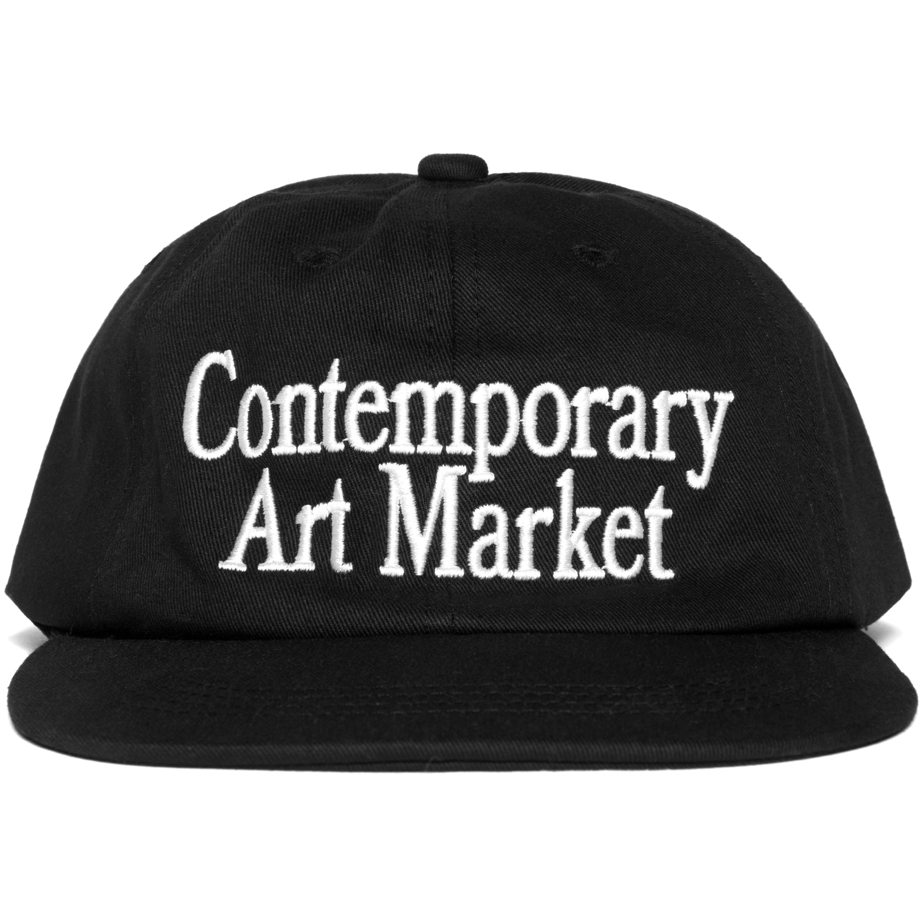 Market Contemporary Art Dad Hat "Black"