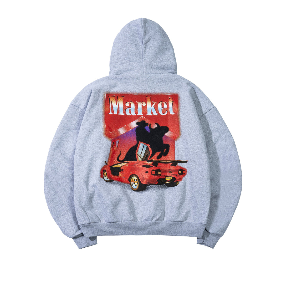 Market Bullrider Hoodie "Ash"