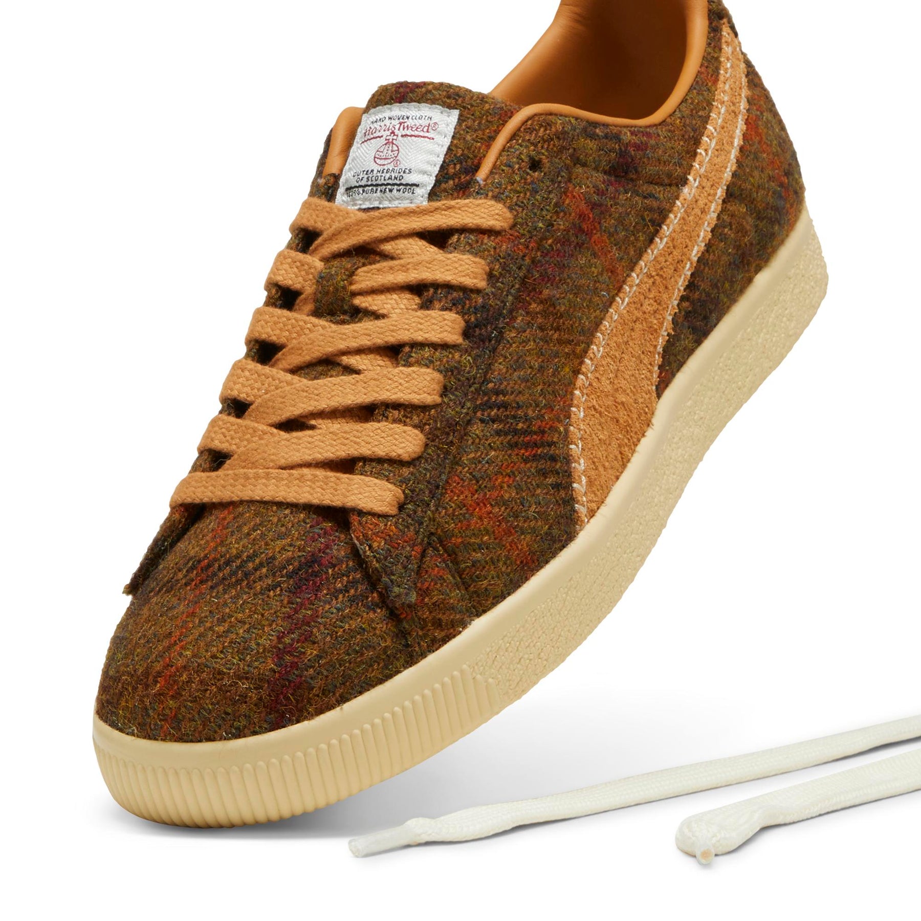 Puma Clyde Harris Tweed "Caramel" - Men