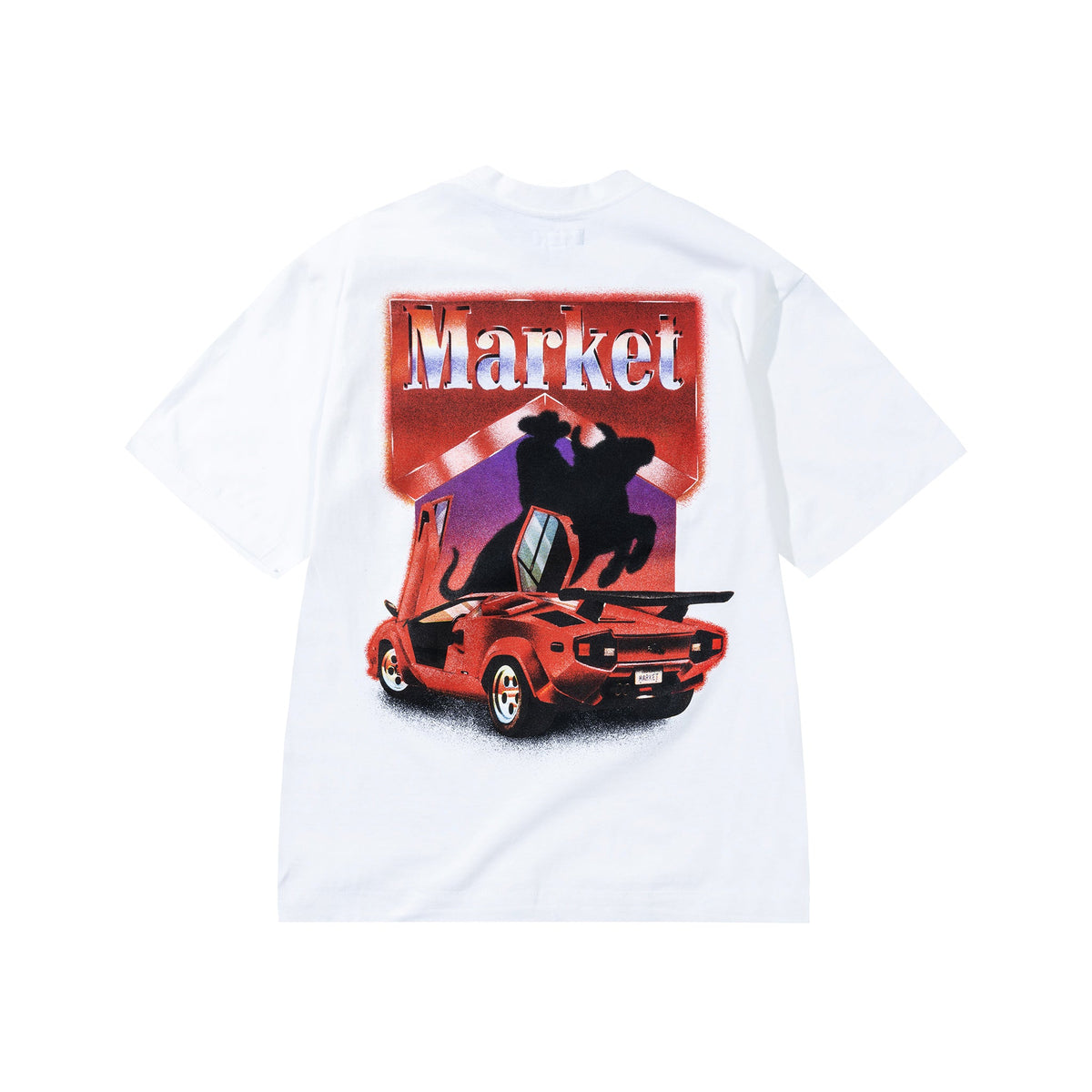 Market Bullrider Tee "White"