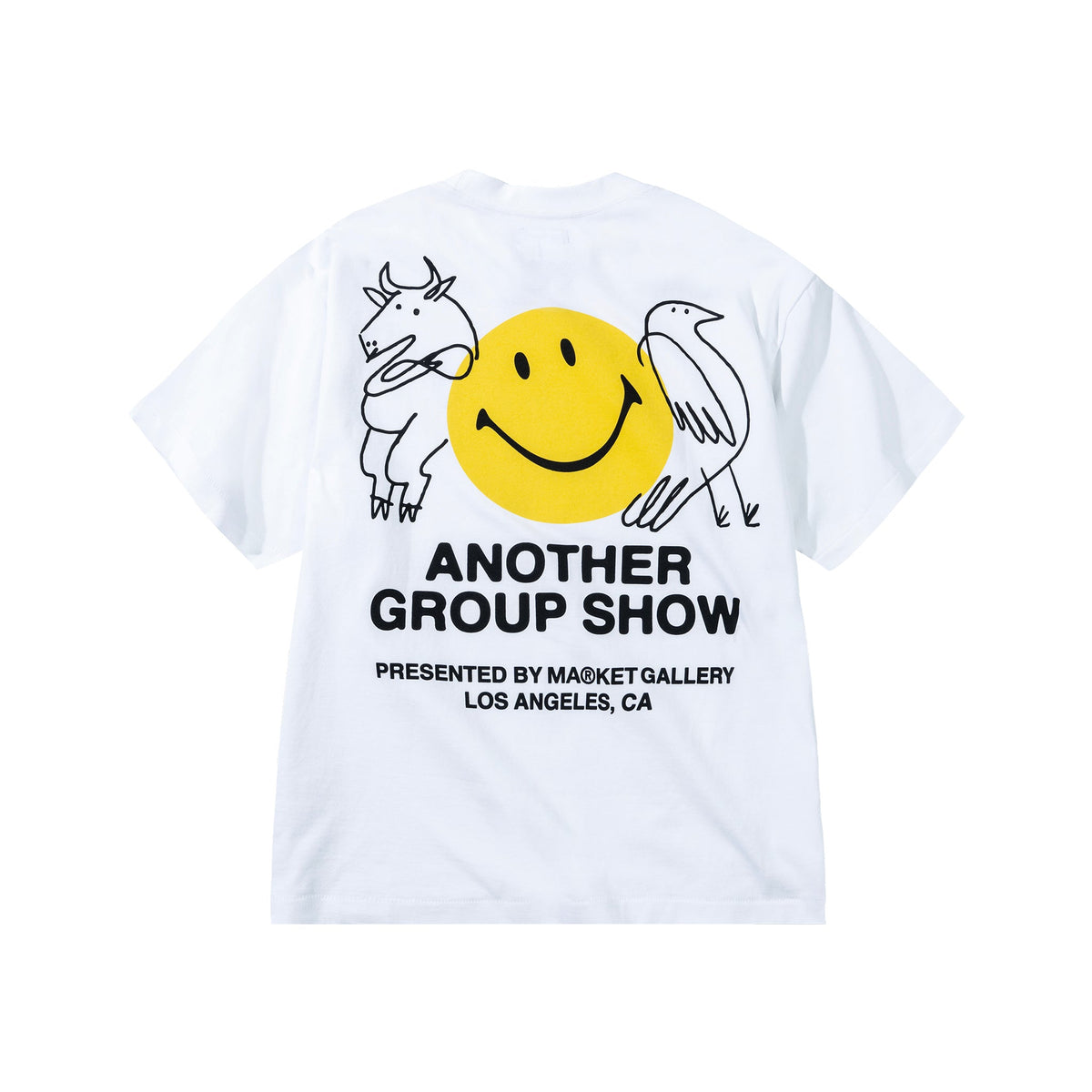 Market Smiley C.A.M Tee "White"