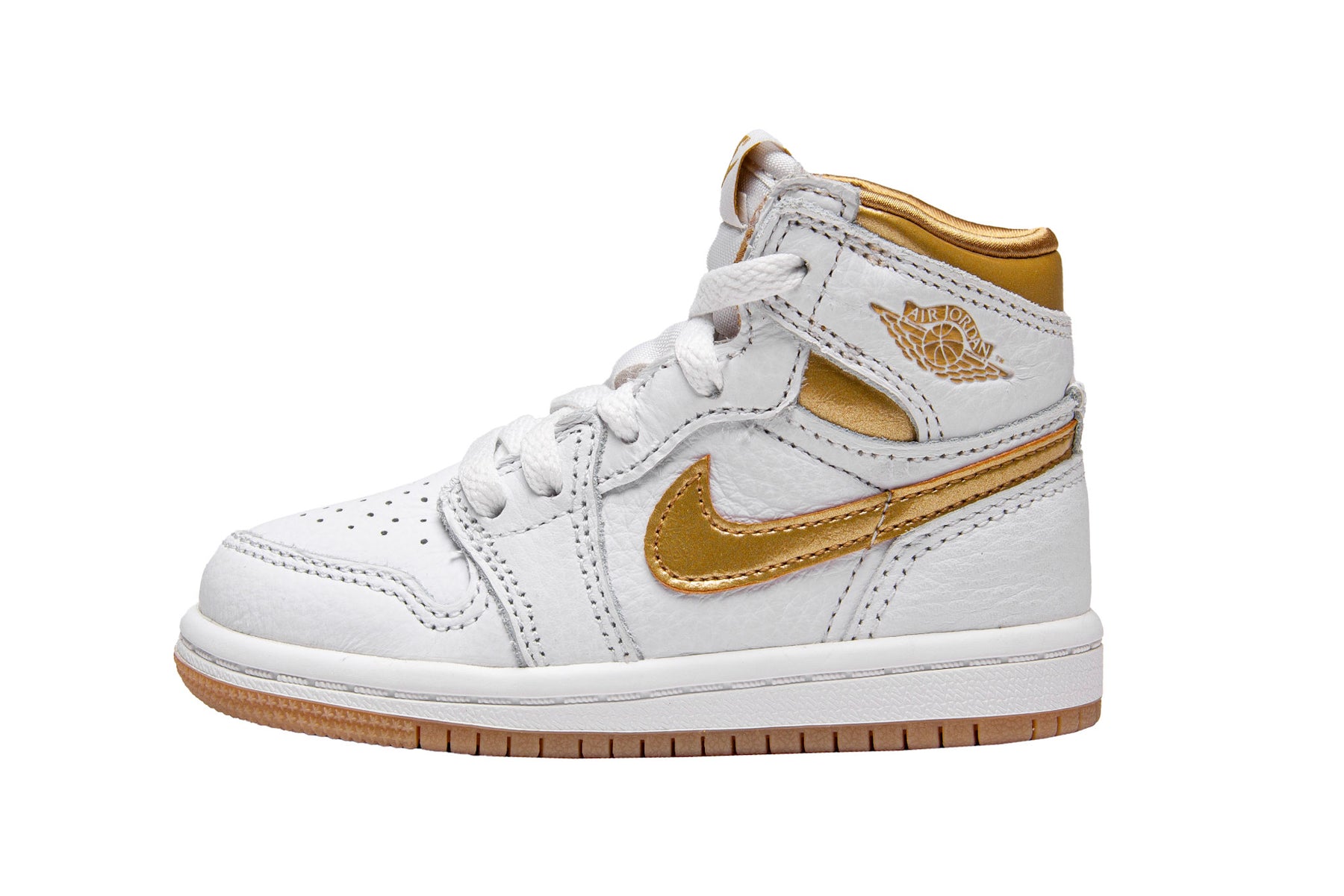 Gold jordans hotsell for kids