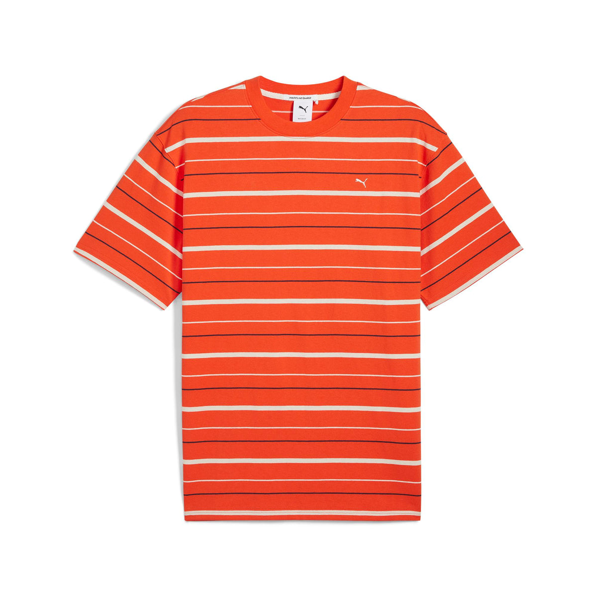 Puma MMQ Striped Tee "Redmazing"