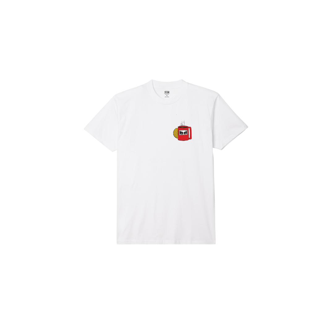 OBEY Coffee Cup Tee "White"