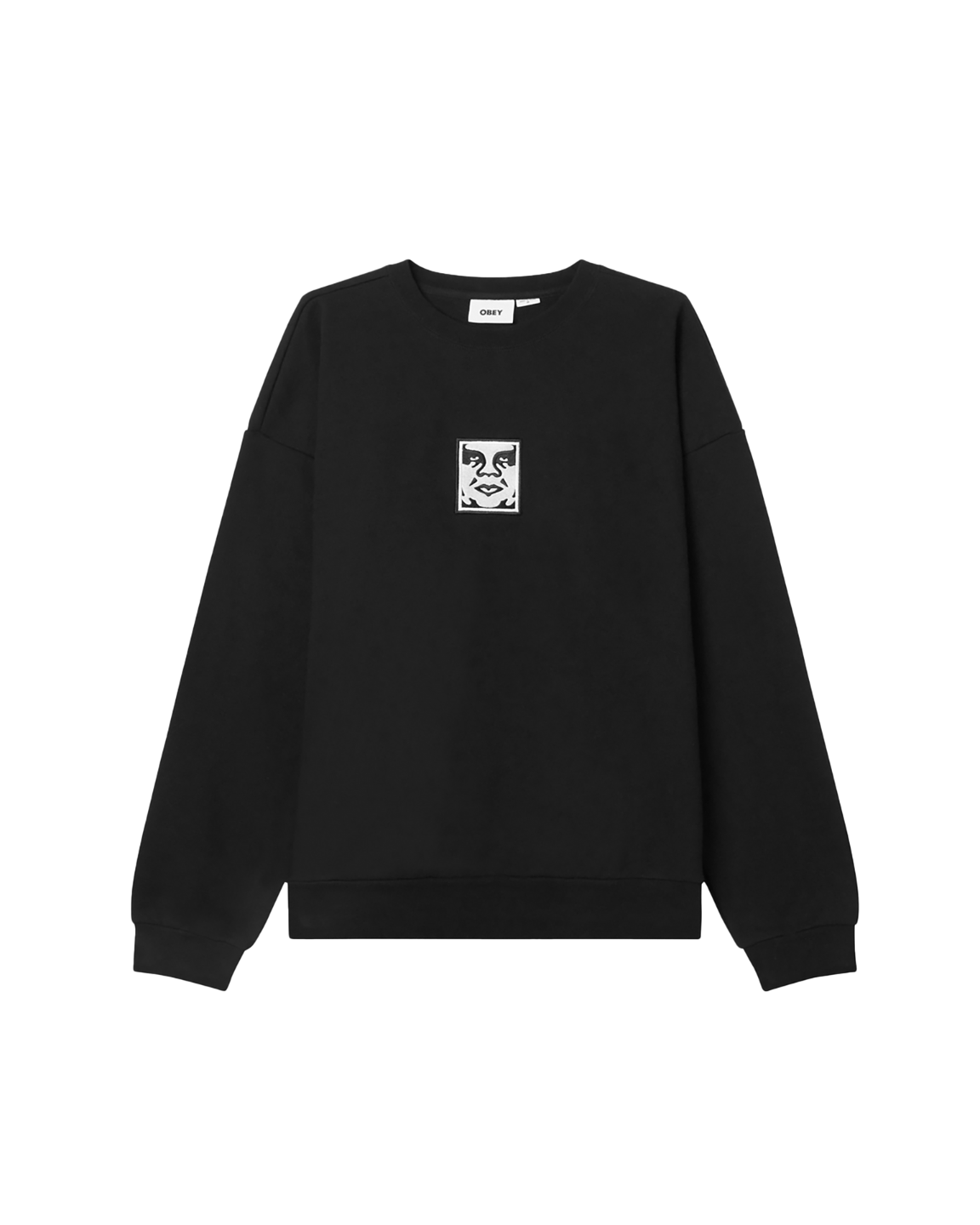 Obey Icon Extra Heavy Crew II "Black"