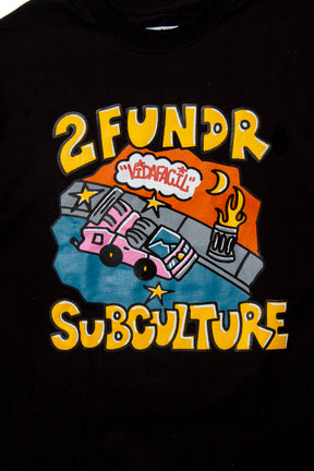 TFU x PVF Crash Subculture Tee "Black"