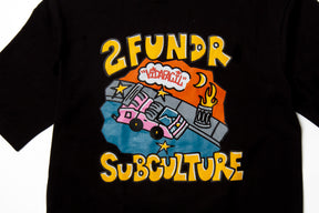 TFU x PVF Crash Subculture Tee "Black"