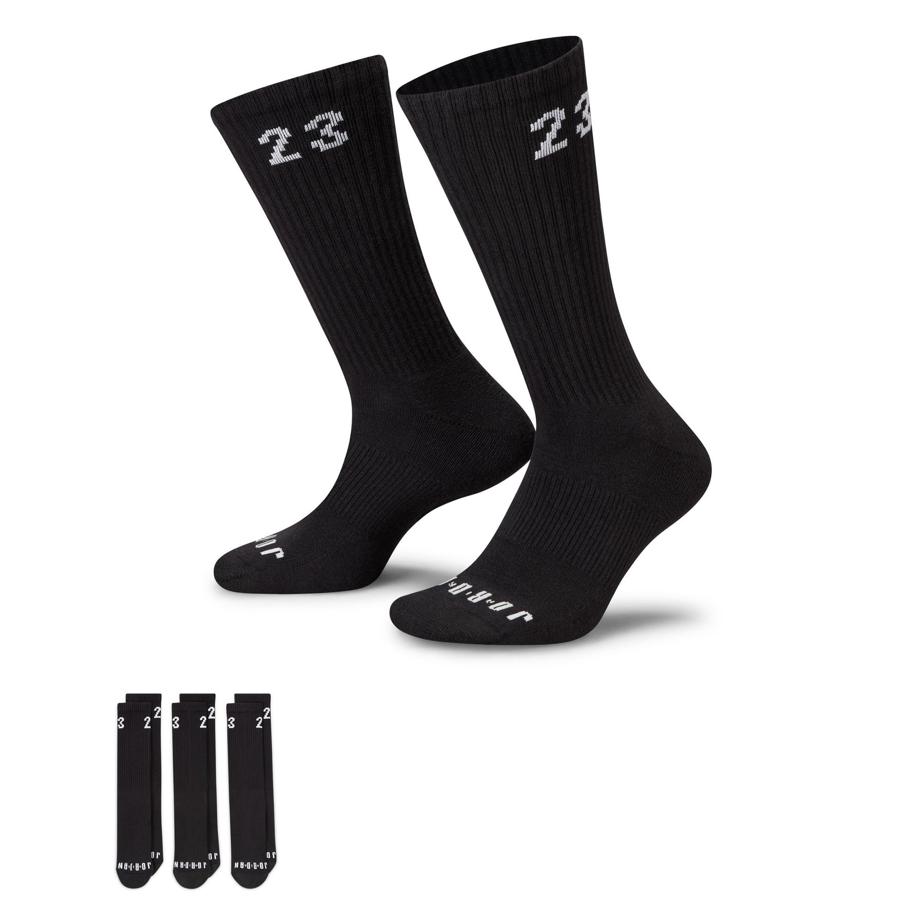 Jordan Essentials 3 Pair Socks "Black"