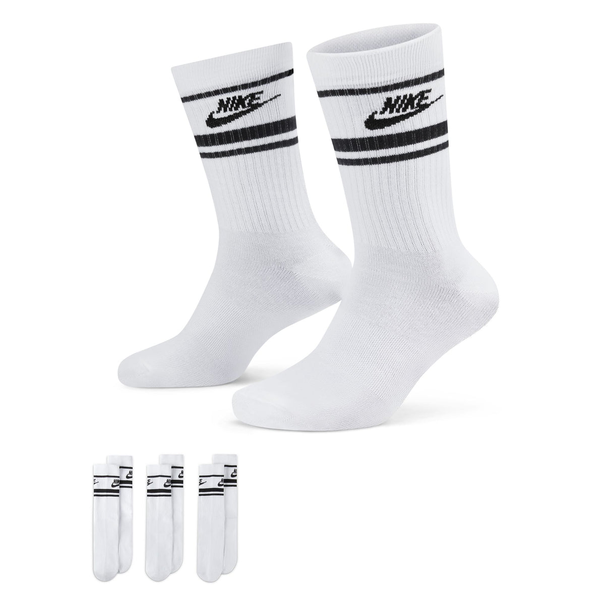 Nike Everyday Plus Socks "White & Black"