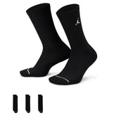 Jordan 3 Pair Socks "Black"