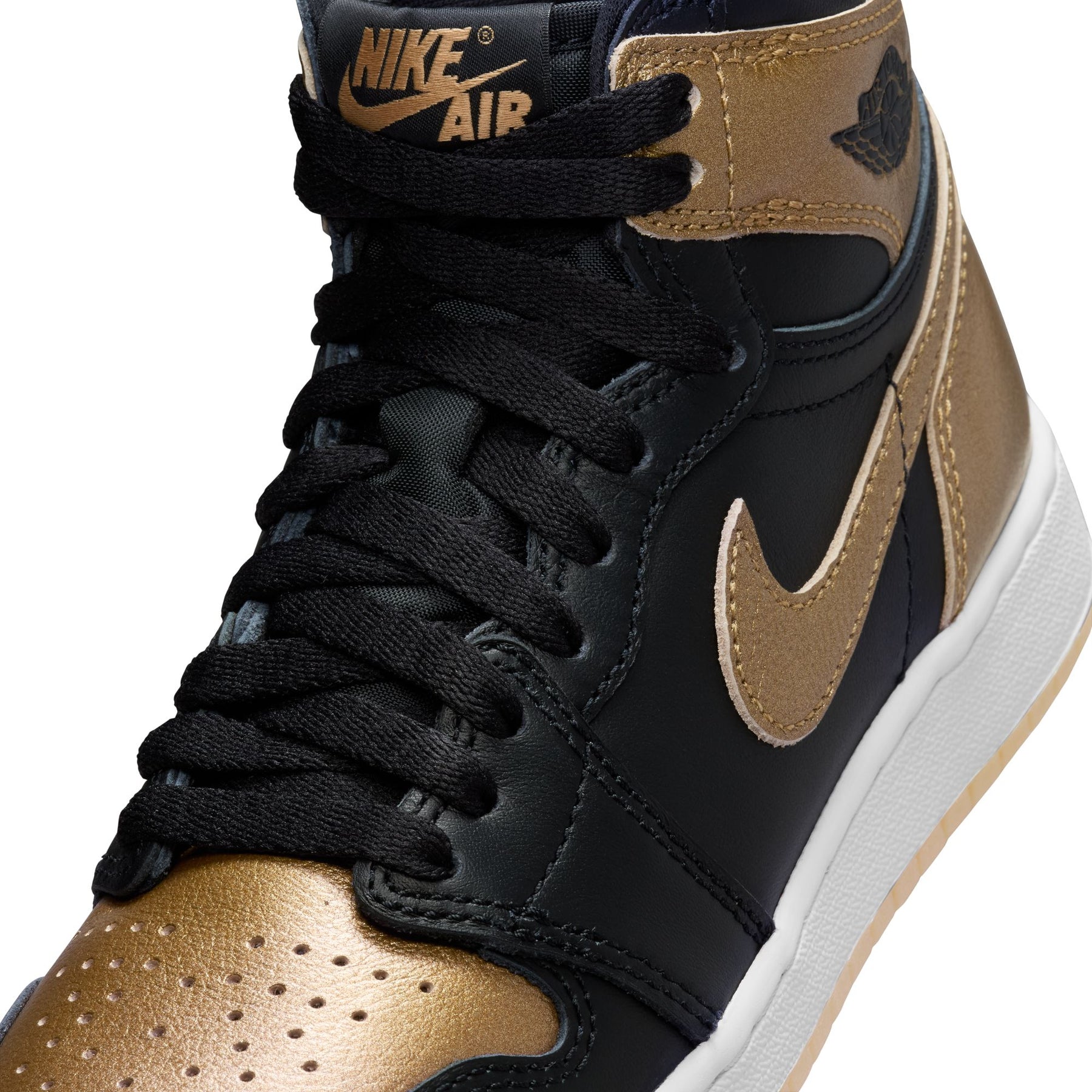 Air Jordan 1 High OG Metallic Gold Grade School Kids