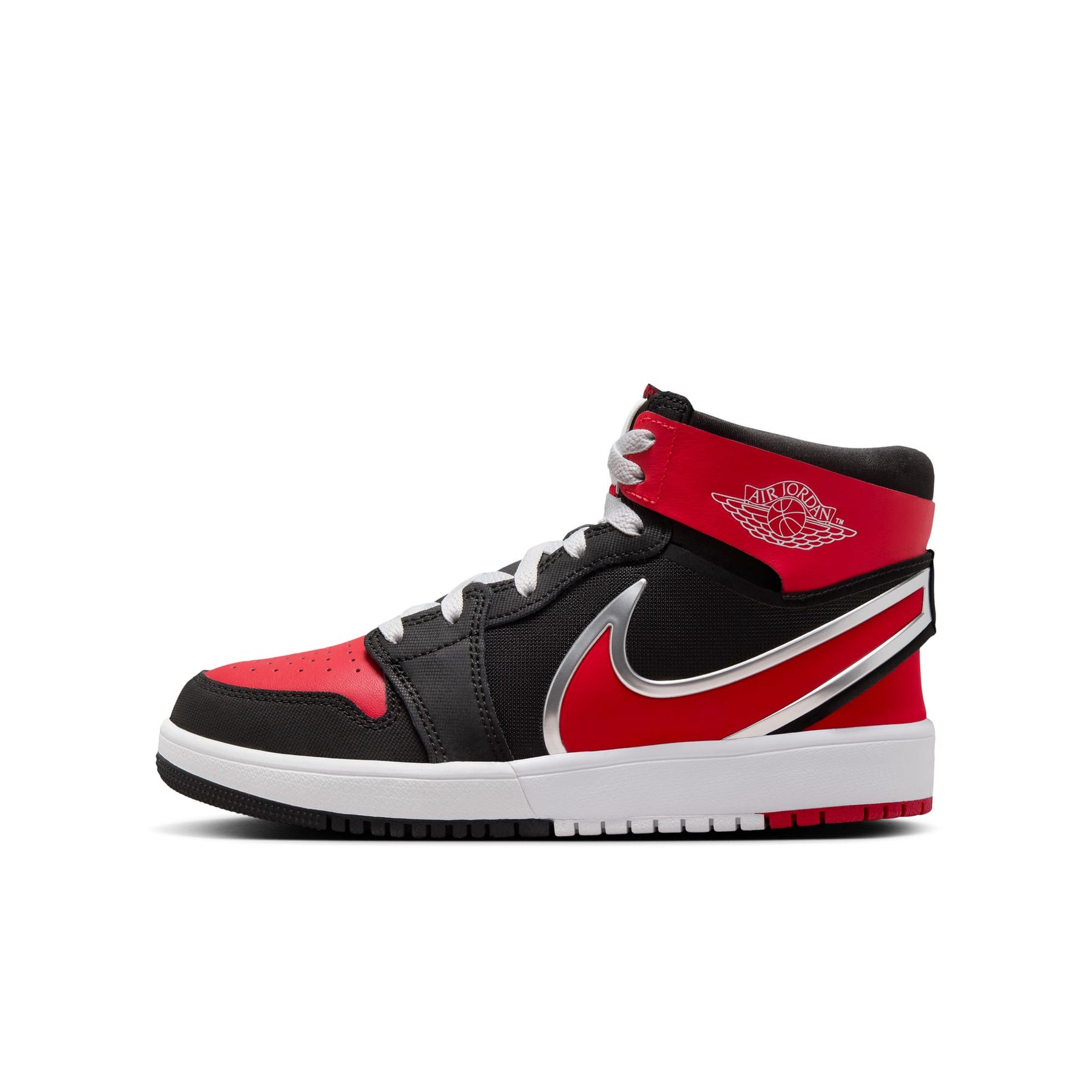 Jordan 1 Mid EasyOn "Bred" Grade School - Kids