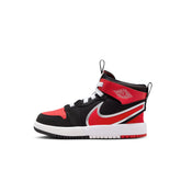 Jordan 1 Mid RM EasyOn "Bred" Pre School - Kids