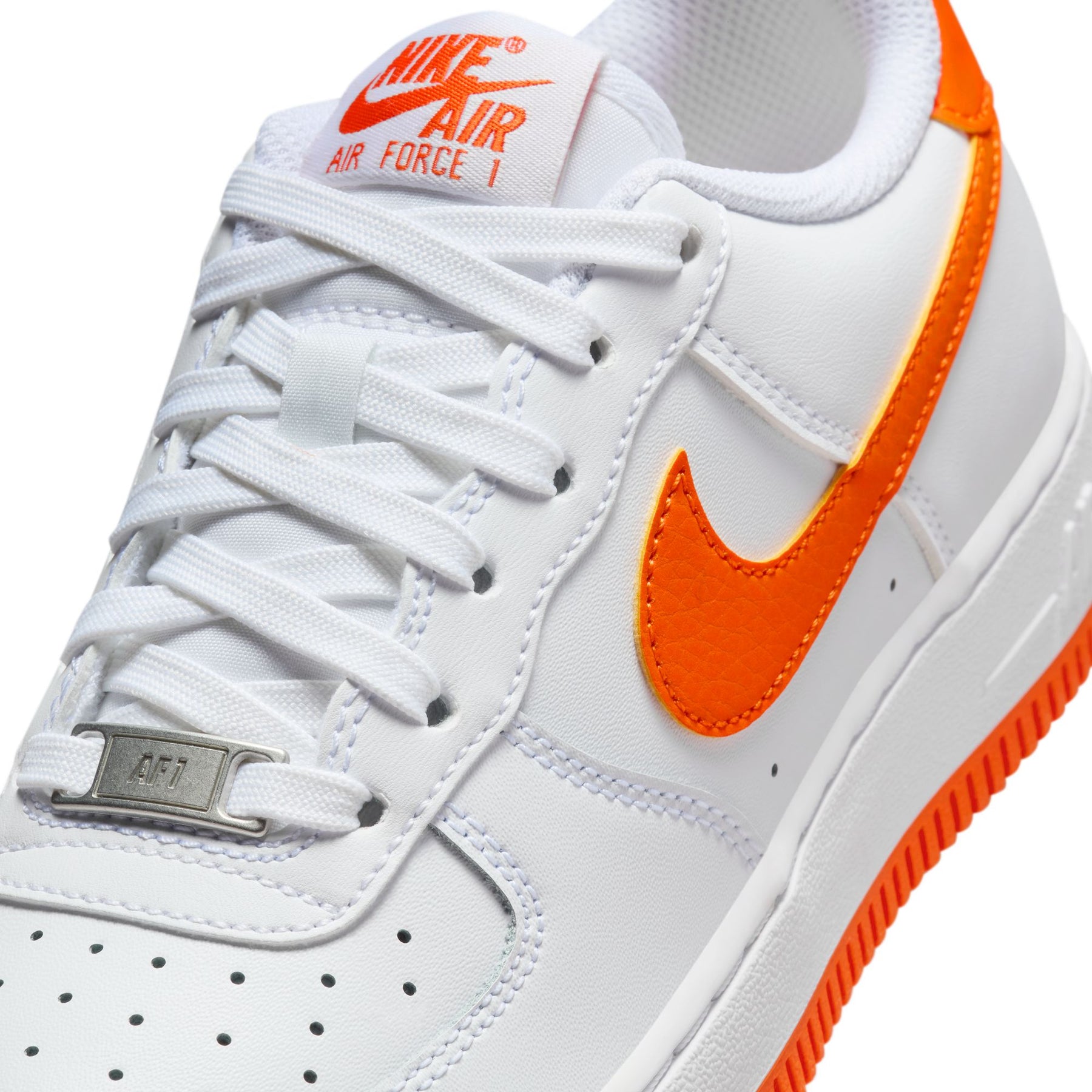 Nike Air Force 1 '07 "Safety Orange" Grade School - Kids