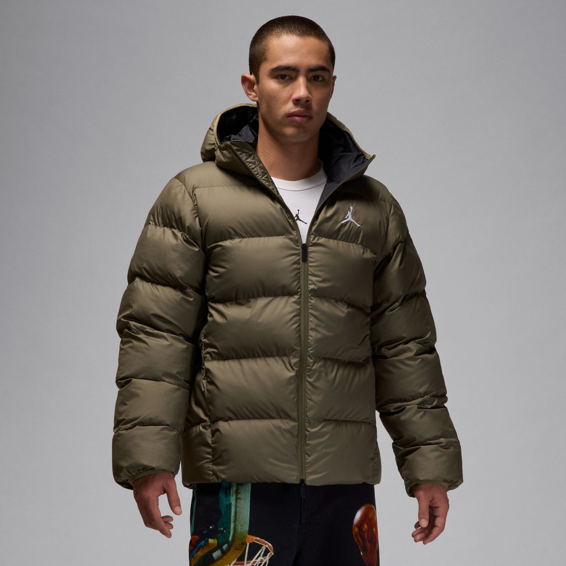 Jordan Brooklyn Puffer Jacket "Medium Olive"