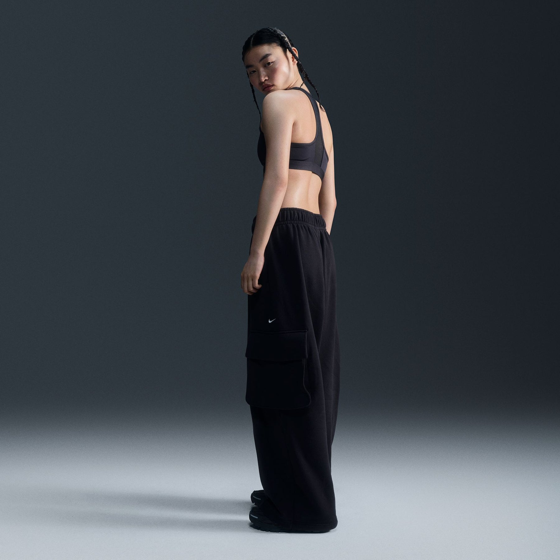 WMNS Nike Sportswear Cargo Pants "Black"