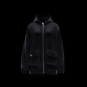 WMNS Nike Dance Oversized Full Zip Hoodie "Black"